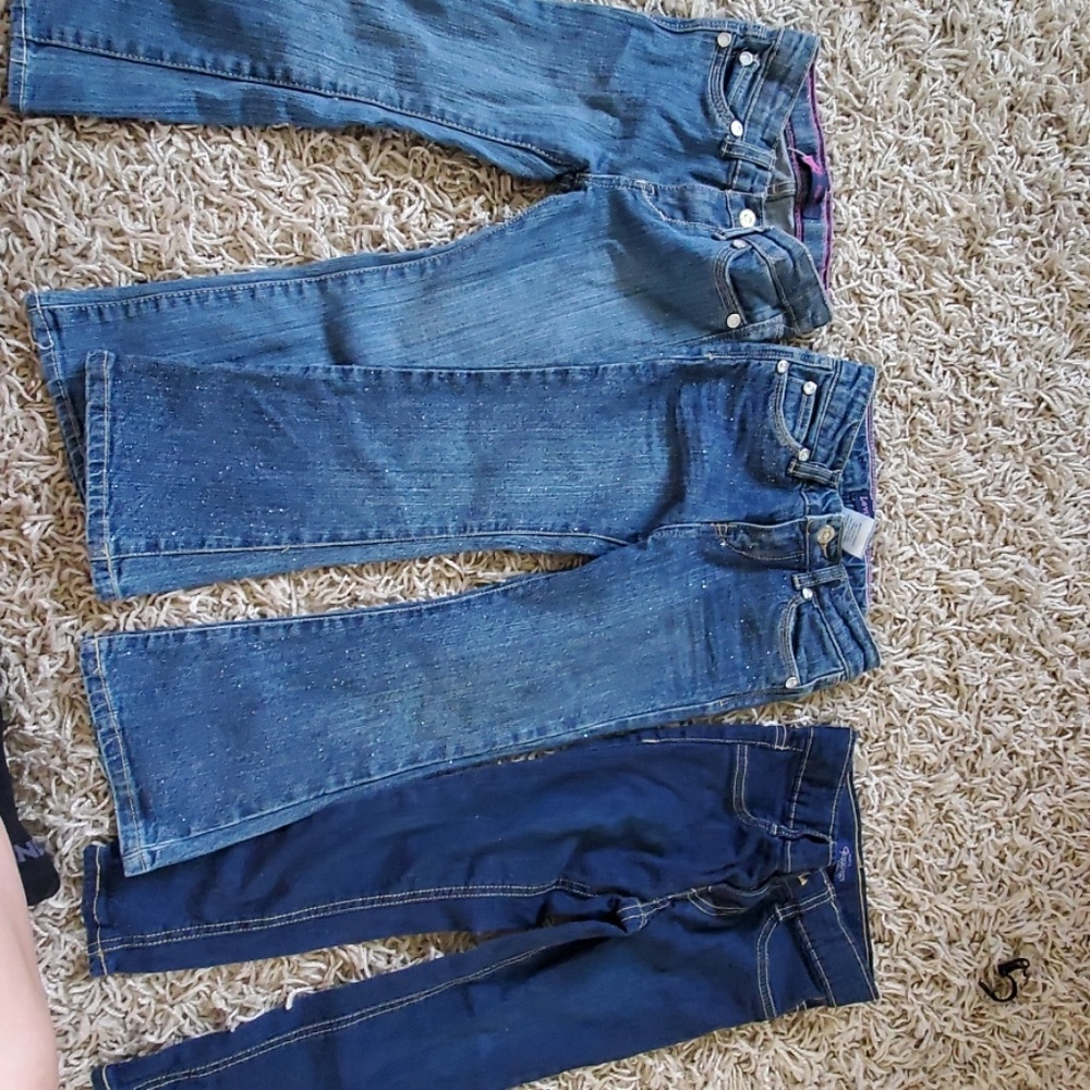 3 pair of jeans